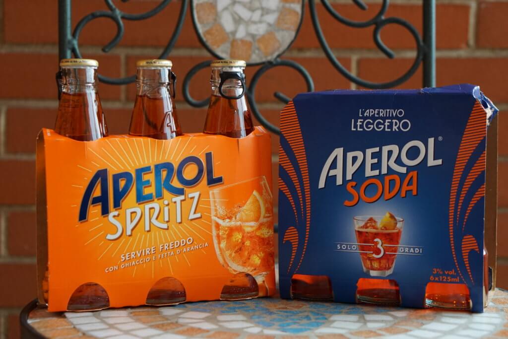 Aperol Spriz and Aperol Soda